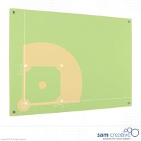 Tableau en verre Baseball 45x60cm