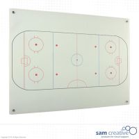 Tableau en verre Hockey sur glace 90x120cm