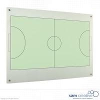 Tableau en verre Football en salle 45x60cm