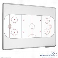 Tableau blanc Hockey sur glace 100x150cm
