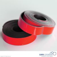 Ruban magnétique 10mm rouge
