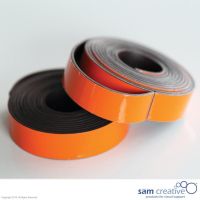Ruban magnétique 10mm orange