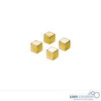 Aimants cube or set 4 pièces (4 pcs)