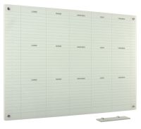 Tableau en verre 3 semaines Lun-Ven 60x90 cm