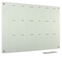 Tableau en verre 3 semaines Lun-Sam 45x60 cm