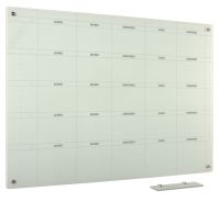 Tableau en verre 5 semaines Lun-Ven 60x90 cm
