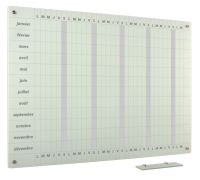 Tableau en verre annuel Lun-Sam 45x60 cm