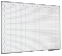 Tableau blanc annuel vertical en jours 90x120 cm