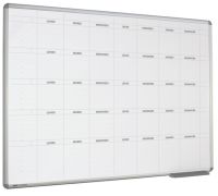 Tableau blanc 5 semaines Lun-Dim 60x120 cm