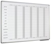 Tableau blanc annuel Lun-Dim 60x120 cm